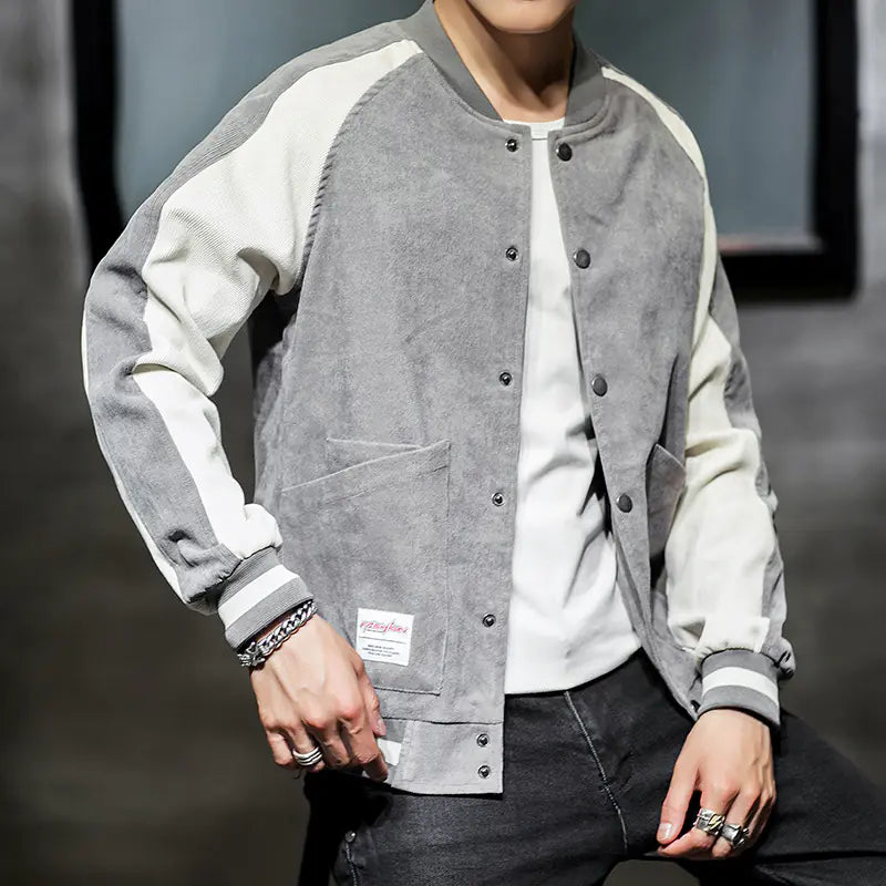 Korean Style Men's Casual Jacket for Youth (Long Sleeve)