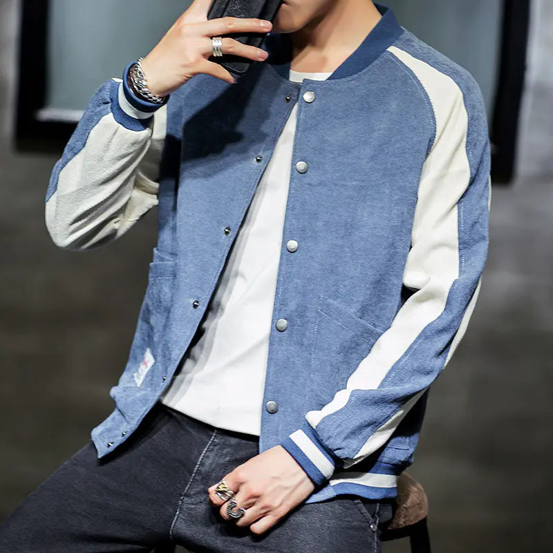 Korean Style Men's Casual Jacket for Youth (Long Sleeve)